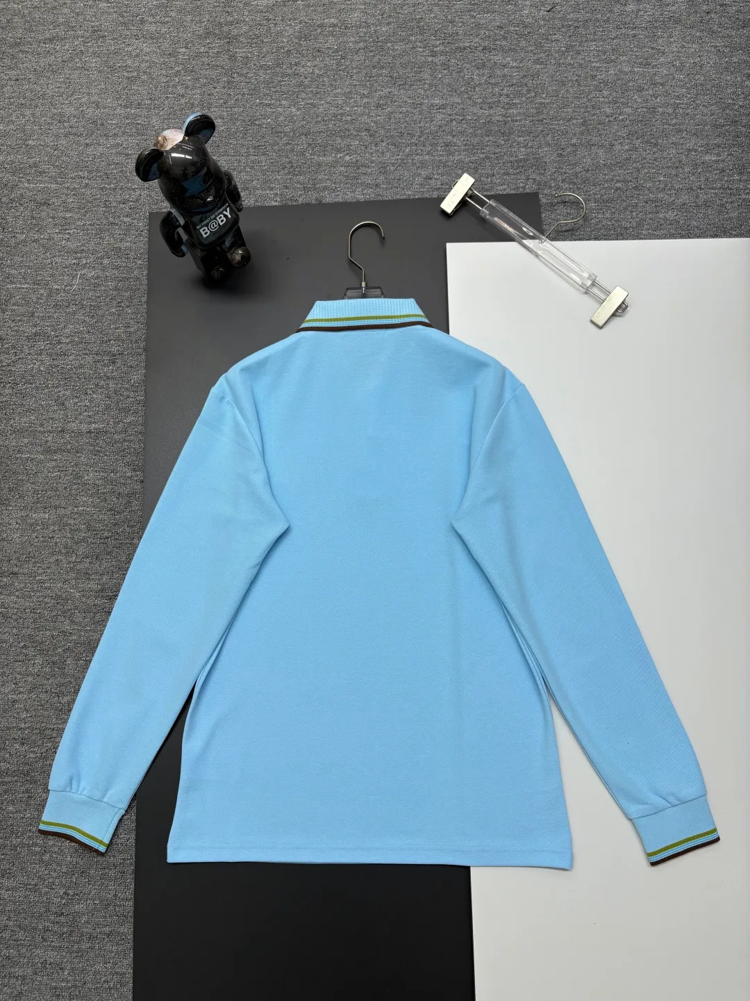 CASABLANCA New Arrival embroidered long-sleeved Polo shirt. Original fabric. Official Same Style. Made of pure cotton pique fabric, customized in the same vat. It feels very comfortable and smooth. The version is very wide and stylish. Produced by the first-line brand Factory. Imported Behringer embroidery machine. The embroidery is full and textured. The collar rib is woven with imported yarn. It will not deform after long-term wear. The most New Arrival style in spring and summer. Fashionable and individual. Super Versatile and good-looking. It is very suitable for both men and women. It is a must-have for everyone. Color: Black White Blue Size: M-3XL
